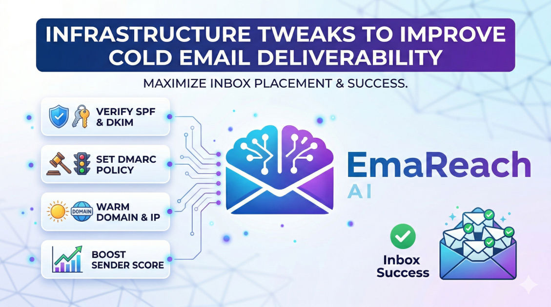 Infrastructure Tweaks to Improve Cold Email Deliverability