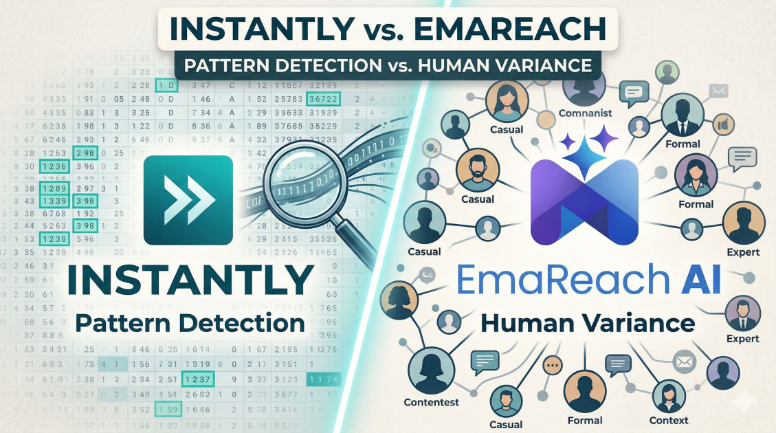 Instantly vs Emareach: Pattern Detection vs Human Variance