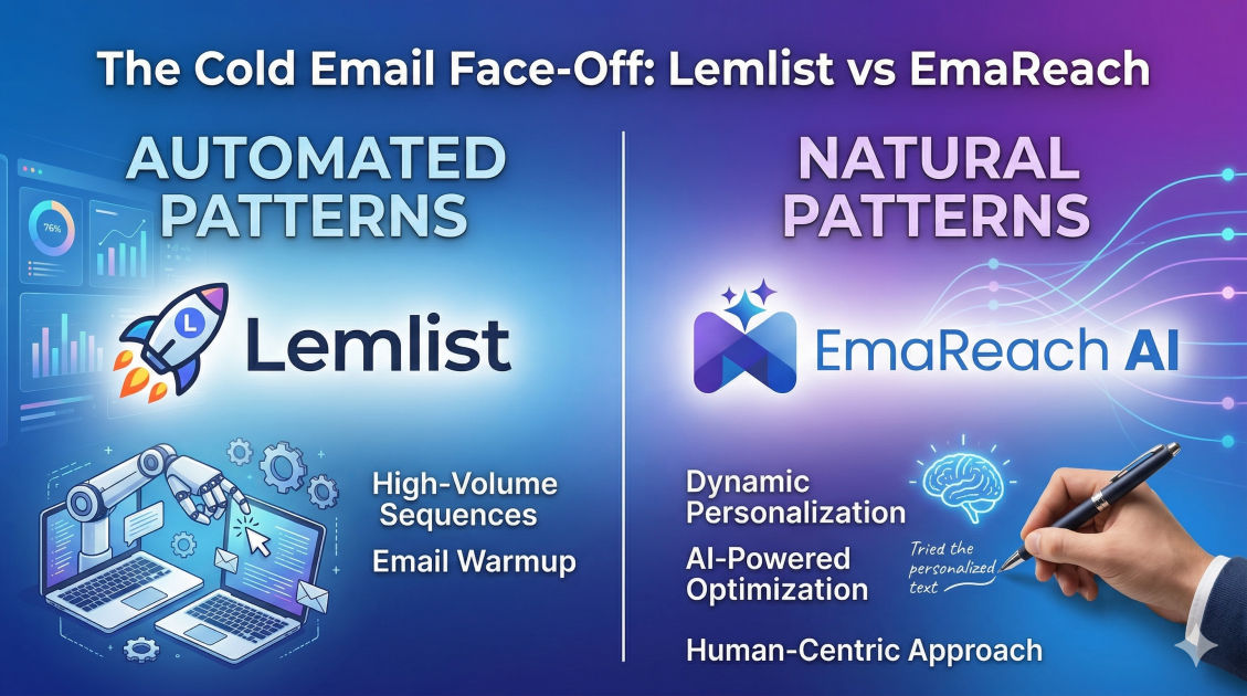 Lemlist vs Emareach: Automated Patterns vs Natural Patterns
