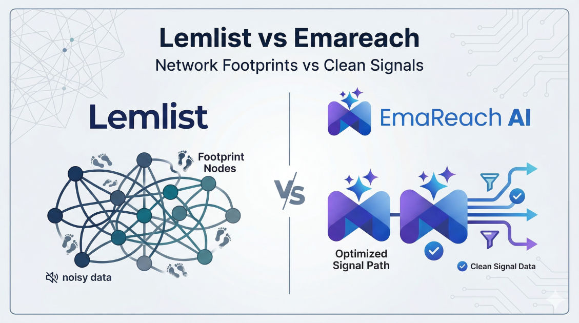 Lemlist vs Emareach: Network Footprints vs Clean Signals