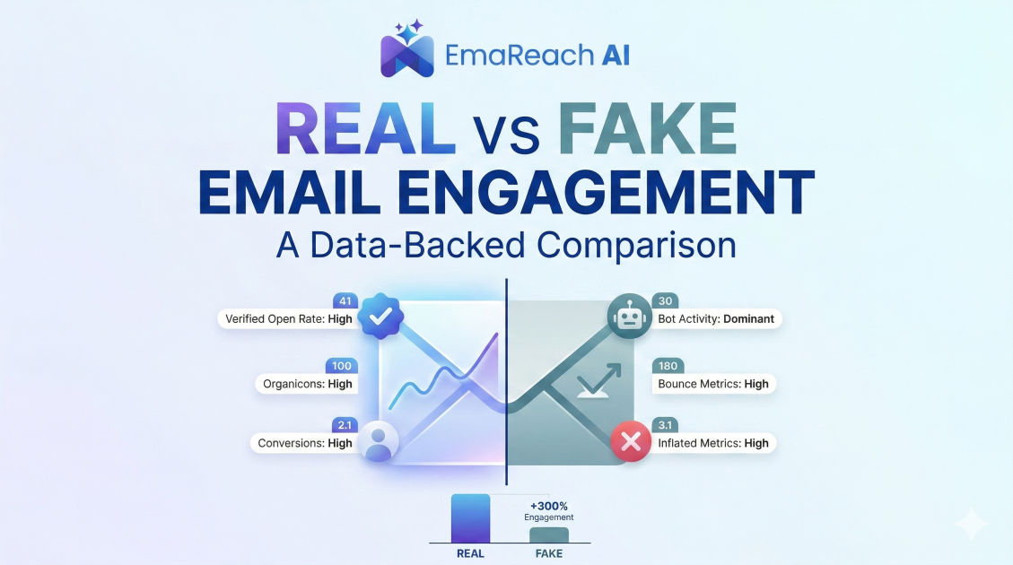 Real vs Fake Email Engagement: A Data-Backed Comparison