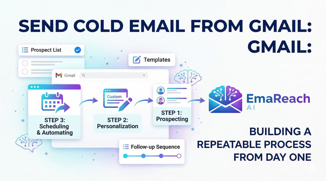 Send Cold Email from Gmail: Building a Repeatable Process from Day One