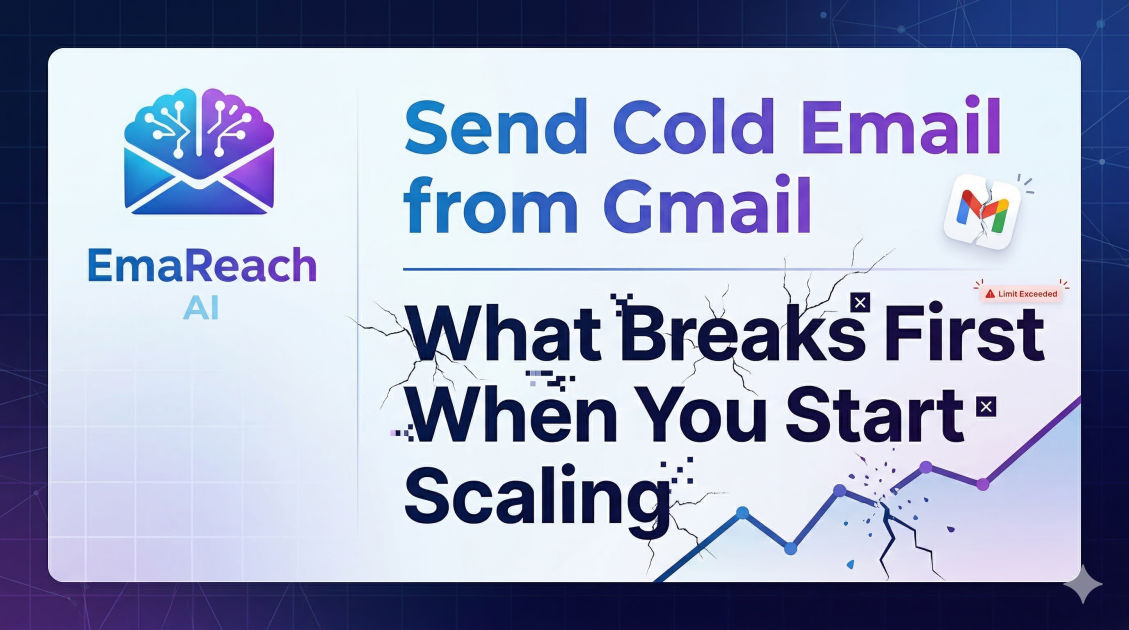 Send Cold Email from Gmail: What Breaks First When You Start Scaling
