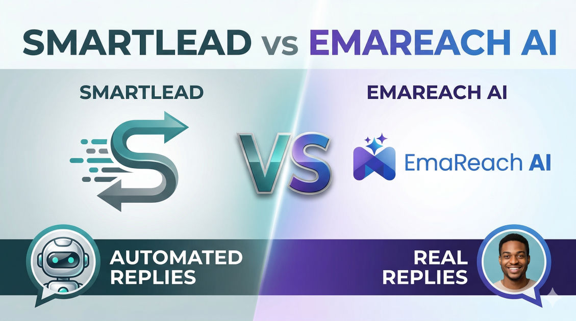 Smartlead vs Emareach: Automated Replies vs Real Replies