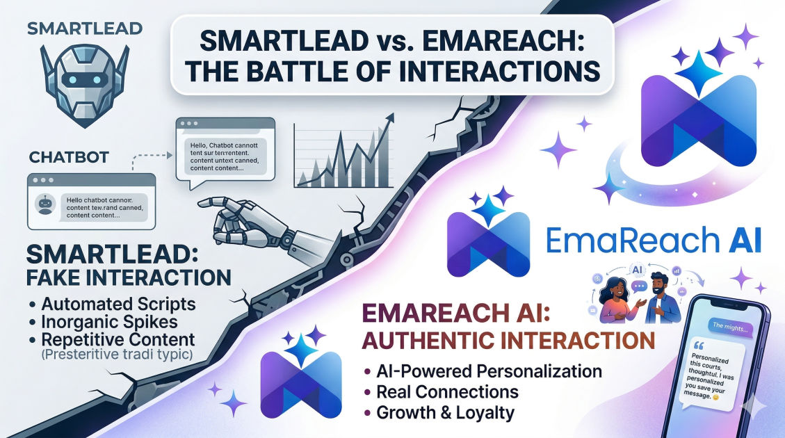 Smartlead vs Emareach: Fake Interaction vs Authentic Interaction