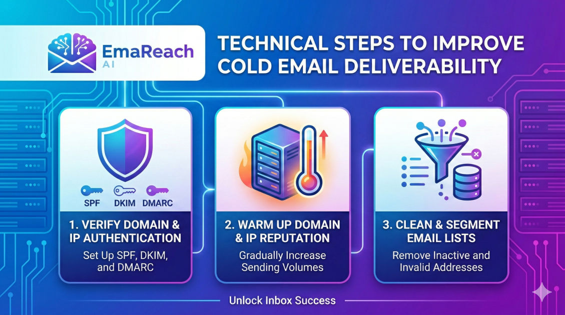 Technical Steps to Improve Cold Email Deliverability