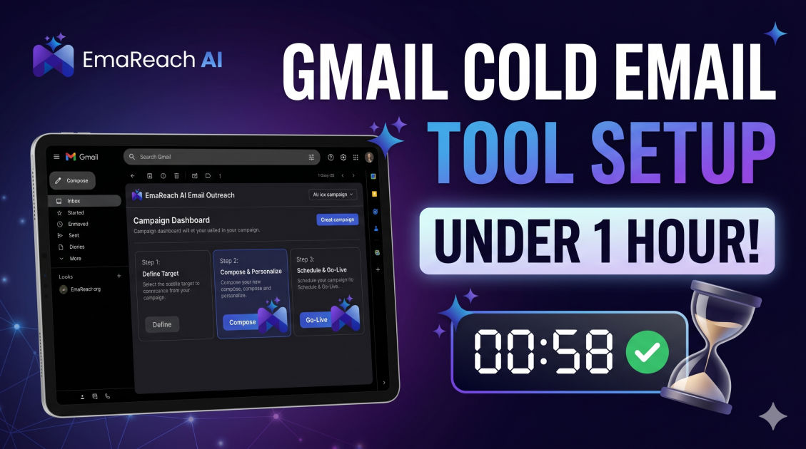 The Gmail Cold Email Tool Setup That Took Us Less Than an Hour