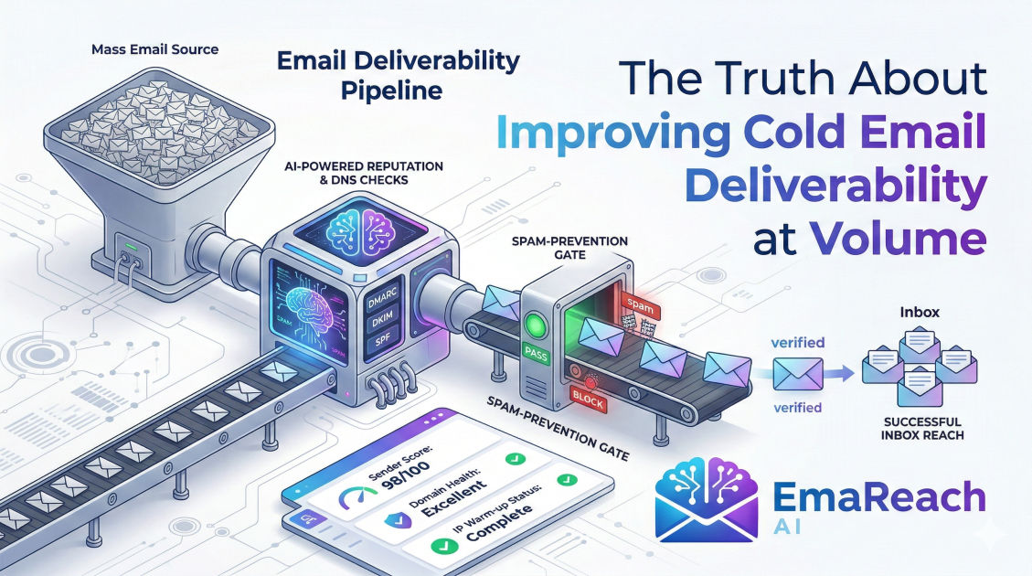 The Truth About Improving Cold Email Deliverability at Volume