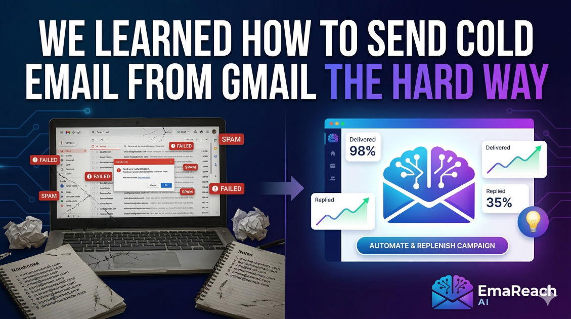 We Learned How to Send Cold Email from Gmail the Hard Way