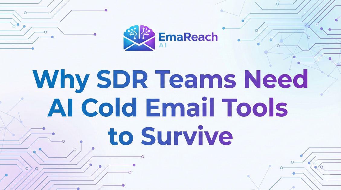 Why SDR Teams Need AI Cold Email Tools to Survive