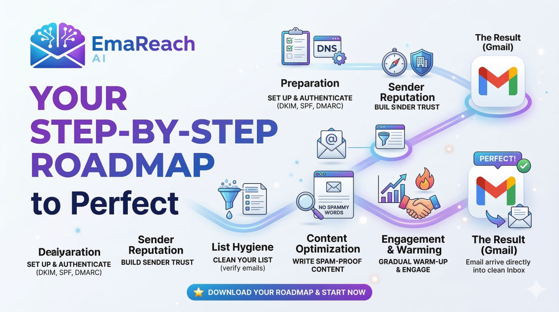 Your Step-by-Step Roadmap to Perfect Gmail Deliverability