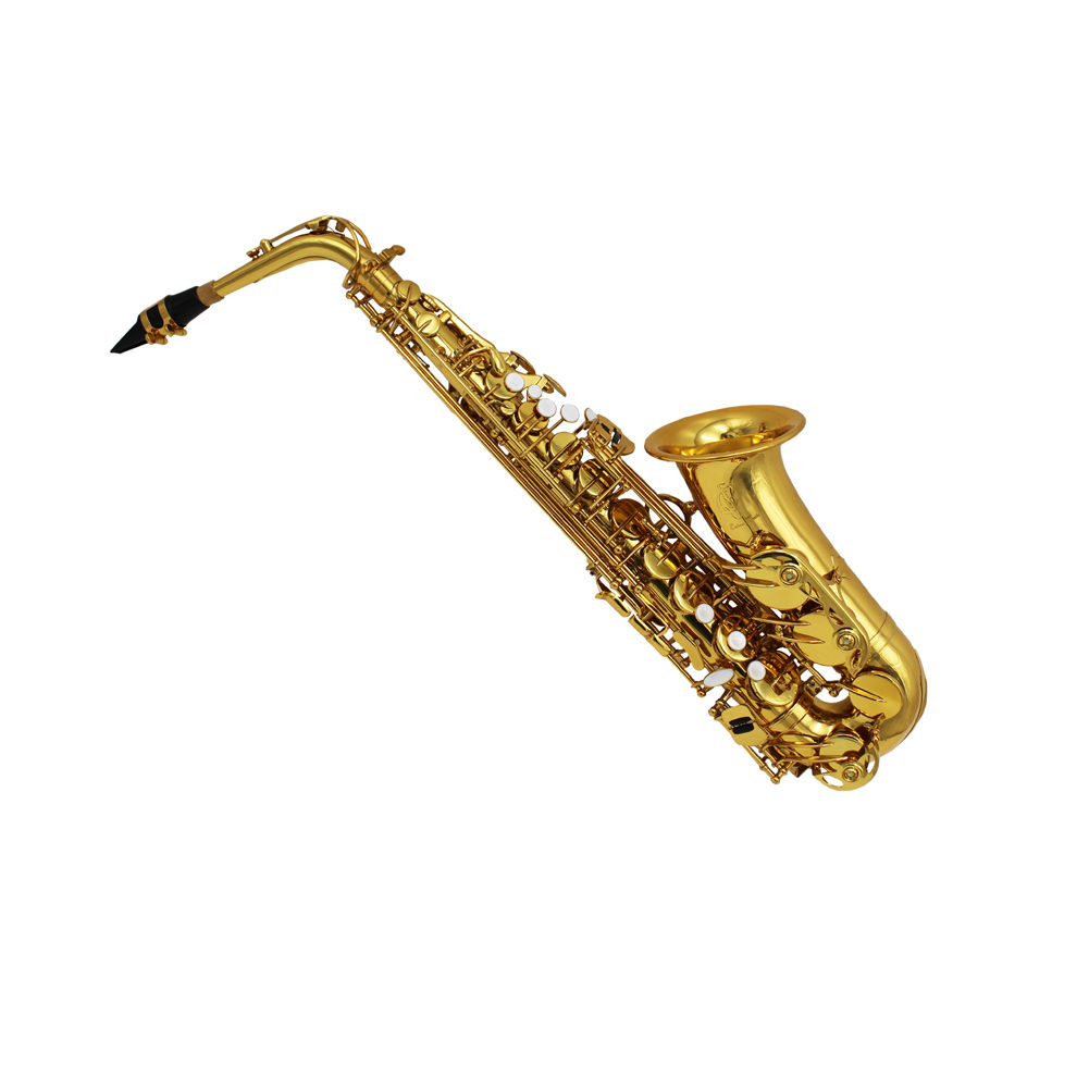 Eastern music alto saxophone double arm low Bb, B and C with