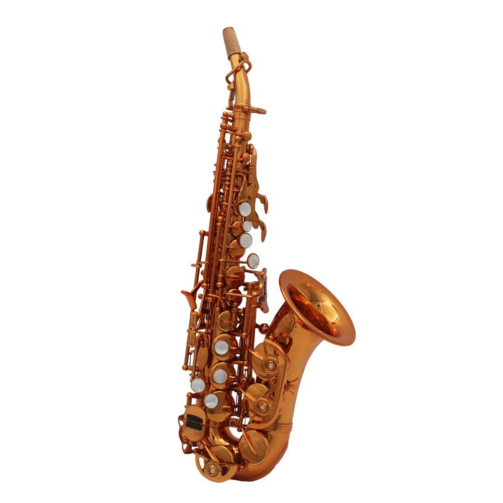 Eastern music pro use Yani style bourbon lacquered Curved Soprano