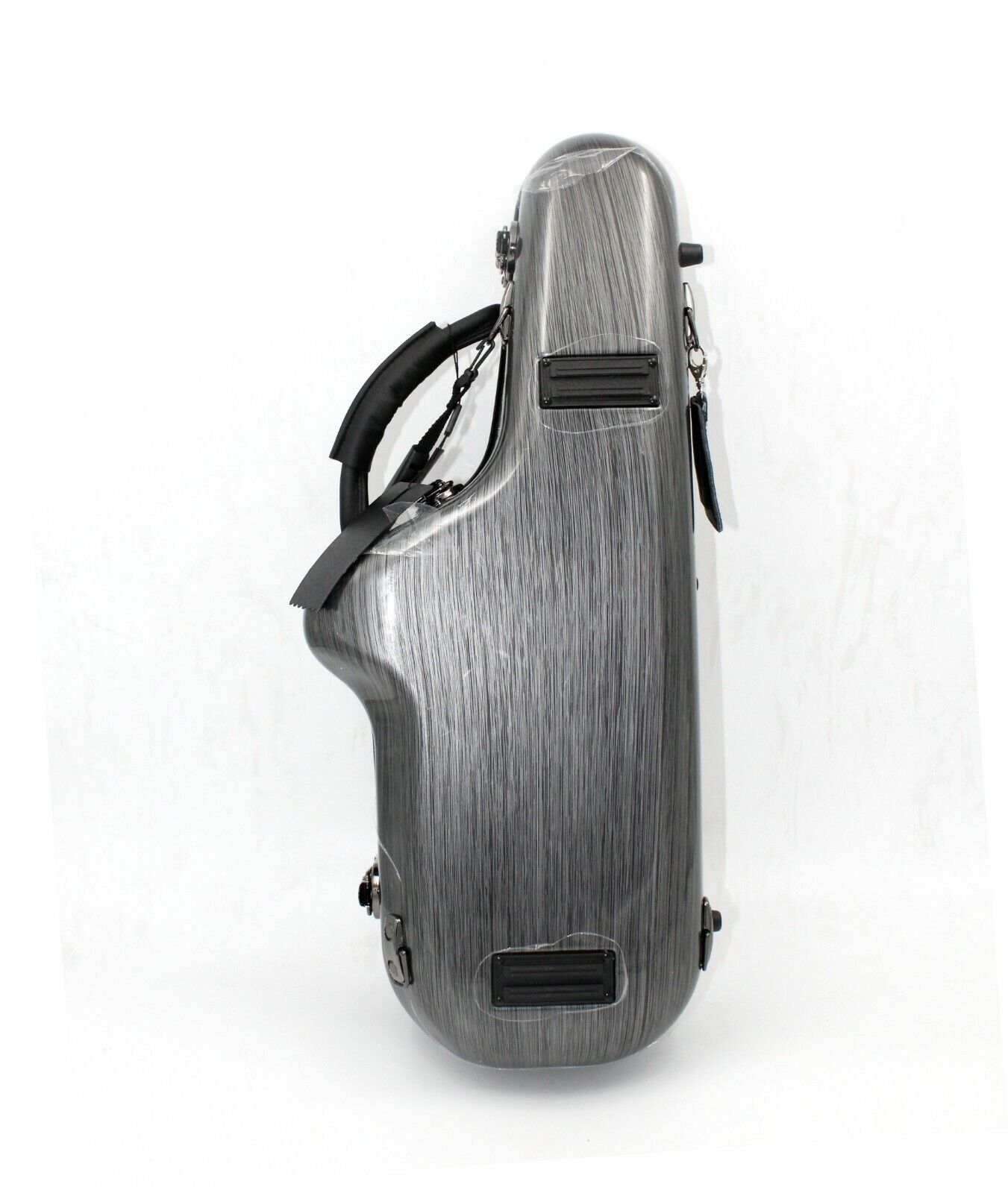 Alto Saxophone Case Contoured engineering PC hard shell aluminum grey color Eastern Music
