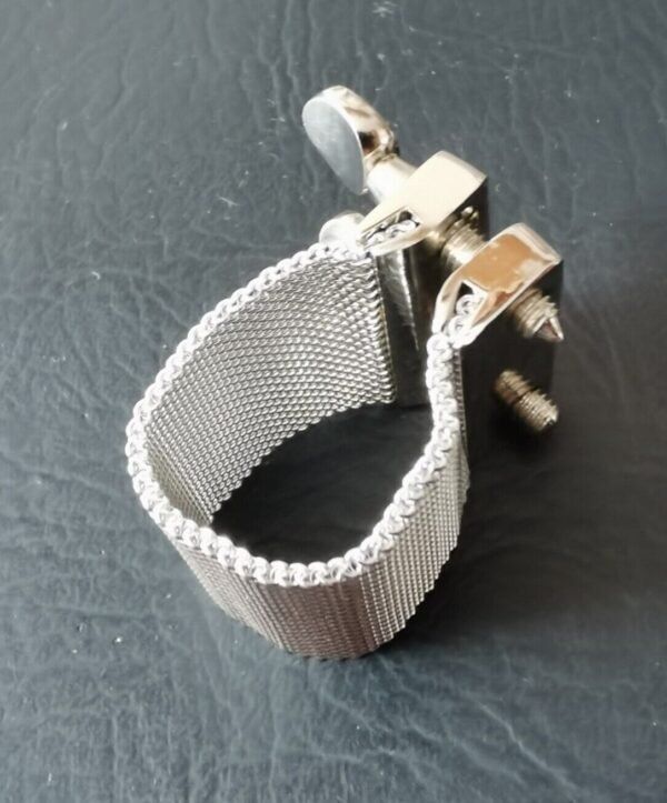 Pro use stainless steel saxophone mouthpiece ligature in wire mesh