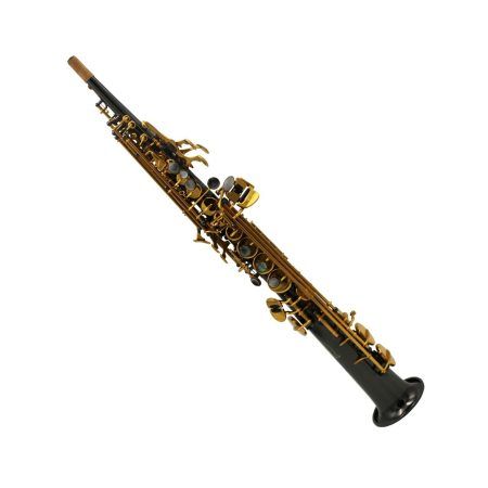 Curved Bell Soprano Saxophones Sax Saxophone Bb Black Nickel Plated Saxe  Top Musical Instrument Sopranino Soprillo Straight Soprano From Bolerhu,  $452.27