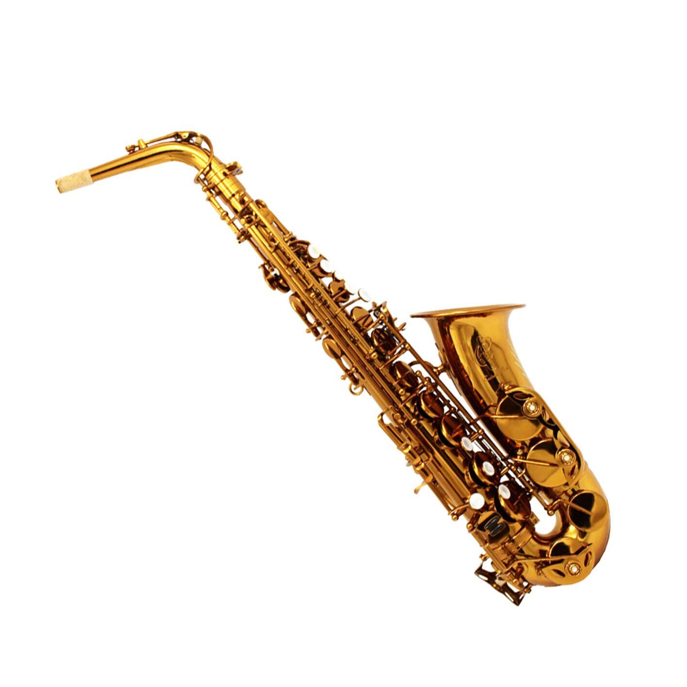 Eastern music dark gold lacquered alto saxophone Mark VI type high