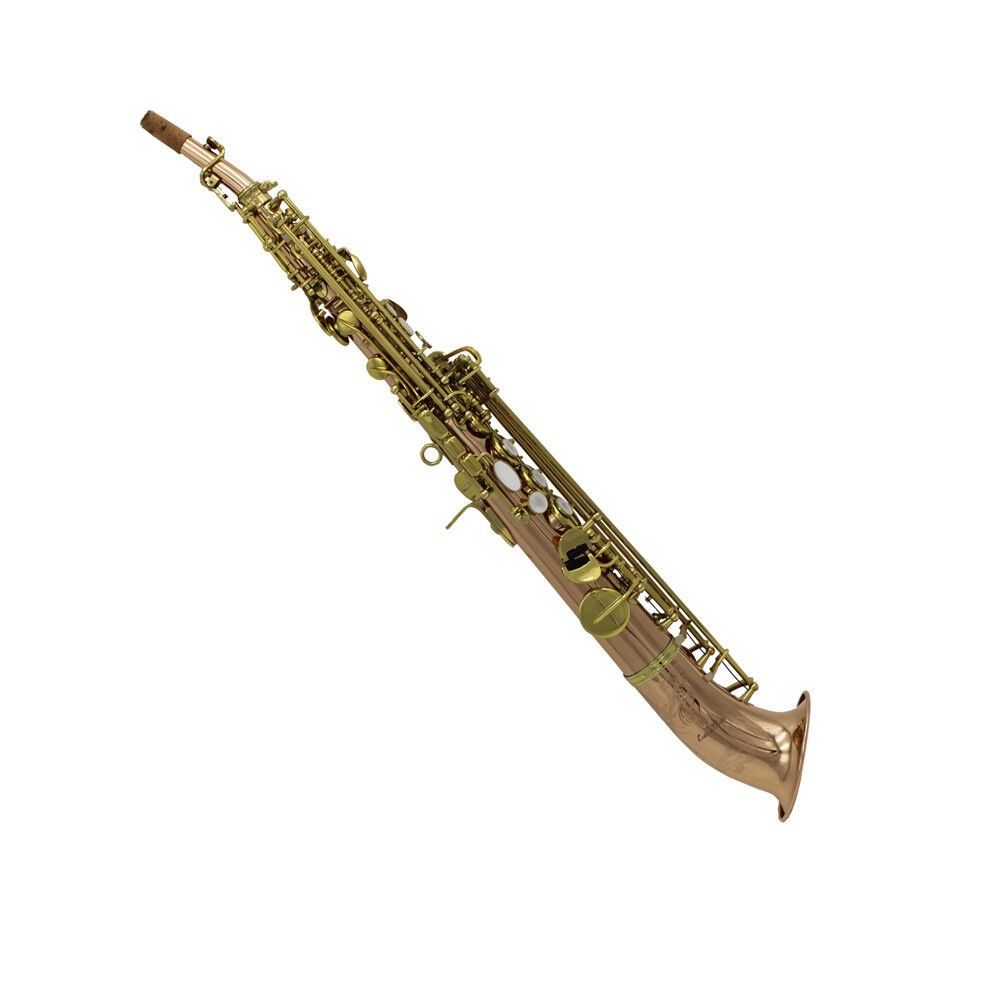 Eastern Music copper body J type curved bell soprano saxophone saxello on sale! Eastern Music