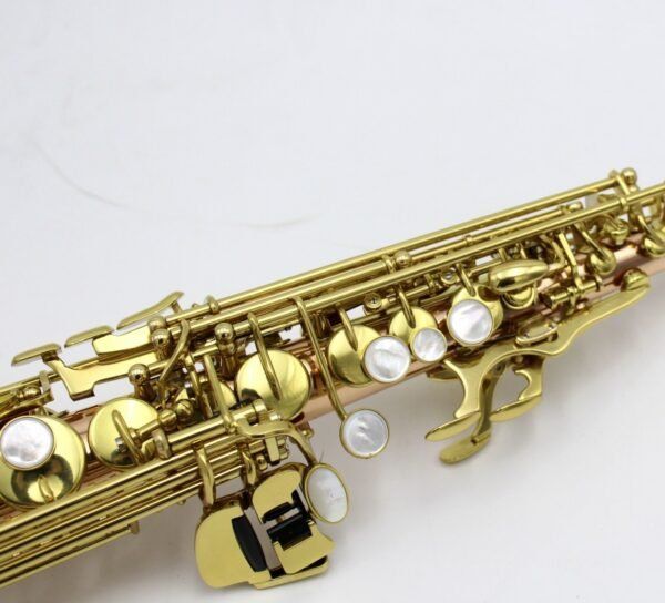 Eastern Music copper body J type curved bell soprano saxophone saxello on sale! Eastern Music