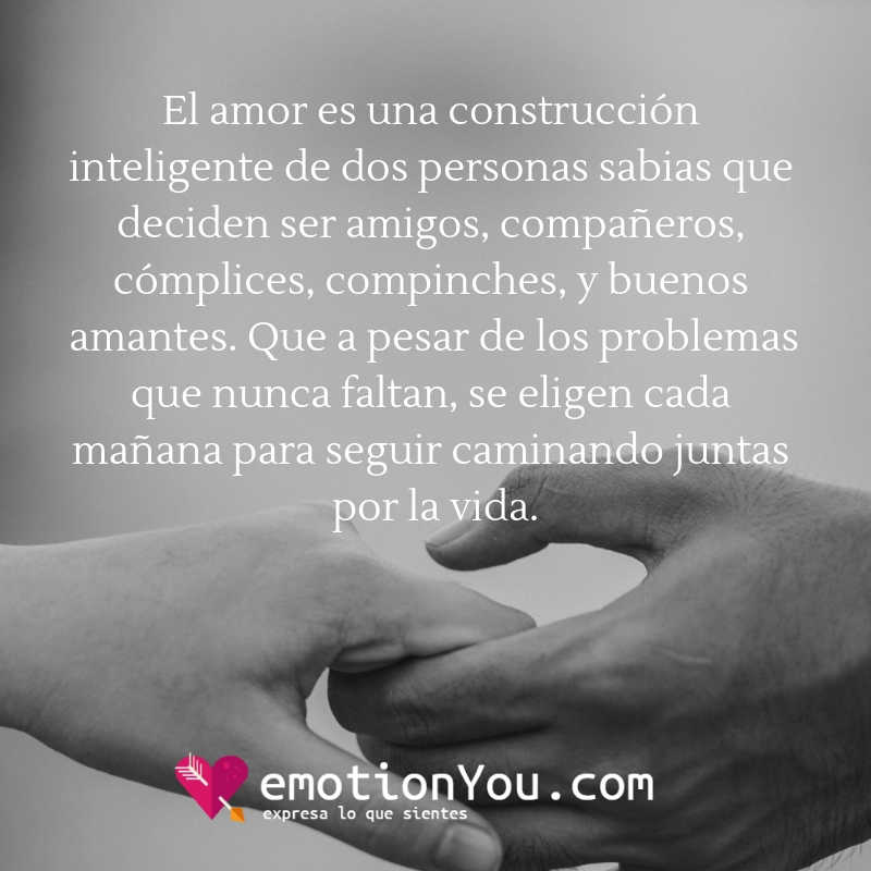 El amor es una construcción inteligente