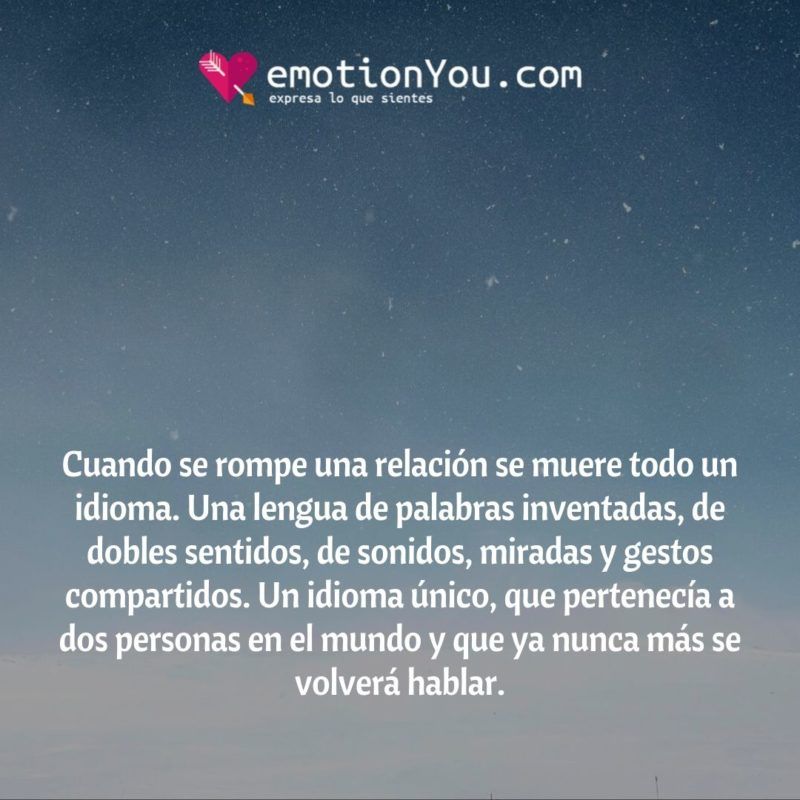 Cuando se rompe una relación