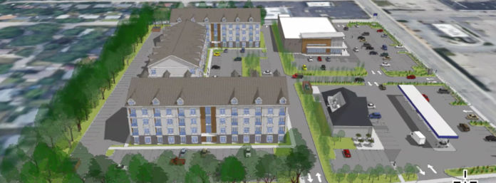 THE PROJECT by Schiavo Enterprises Real Estate Development will include construction of three four-story apartment buildings and two commercial buildings. / COURTESY EAST PROVIDENCE CITY COUNCIL