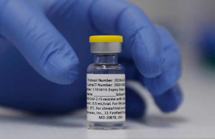 Virus Outbreak Novavax Vaccine