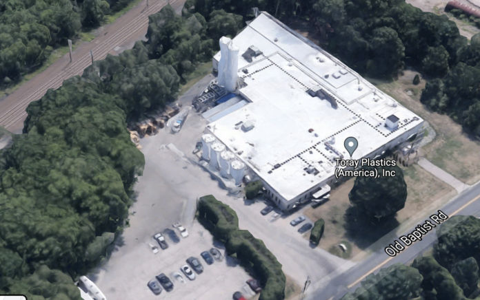 Screen Shot 202TORAY PLASTICS (America), Inc. has signed a letter of intent to sell its Old Baptist Road plant to the Lowell, Mass.-based company Arlin Mfg. Co1-09-15 at 3.20.01 PM