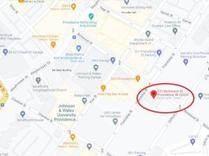 DEVELOPERS ARE PLANNING FOR APARTMENTS as part of a renovation of 101 Richmond St., the site of the former "Karma" dance club in Providence. The club was the site of a shooting that wounded two Massachusetts men in January 2014. / COURTESY GOOGLE MAPS