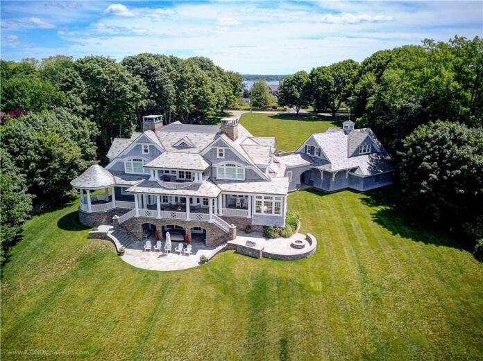 THE PROPERTY at 458 Poppasquash Road in Bristol has sold for nearly $6.9 million. / COURTESY WILLIAM RAVEIS REAL ESTATE