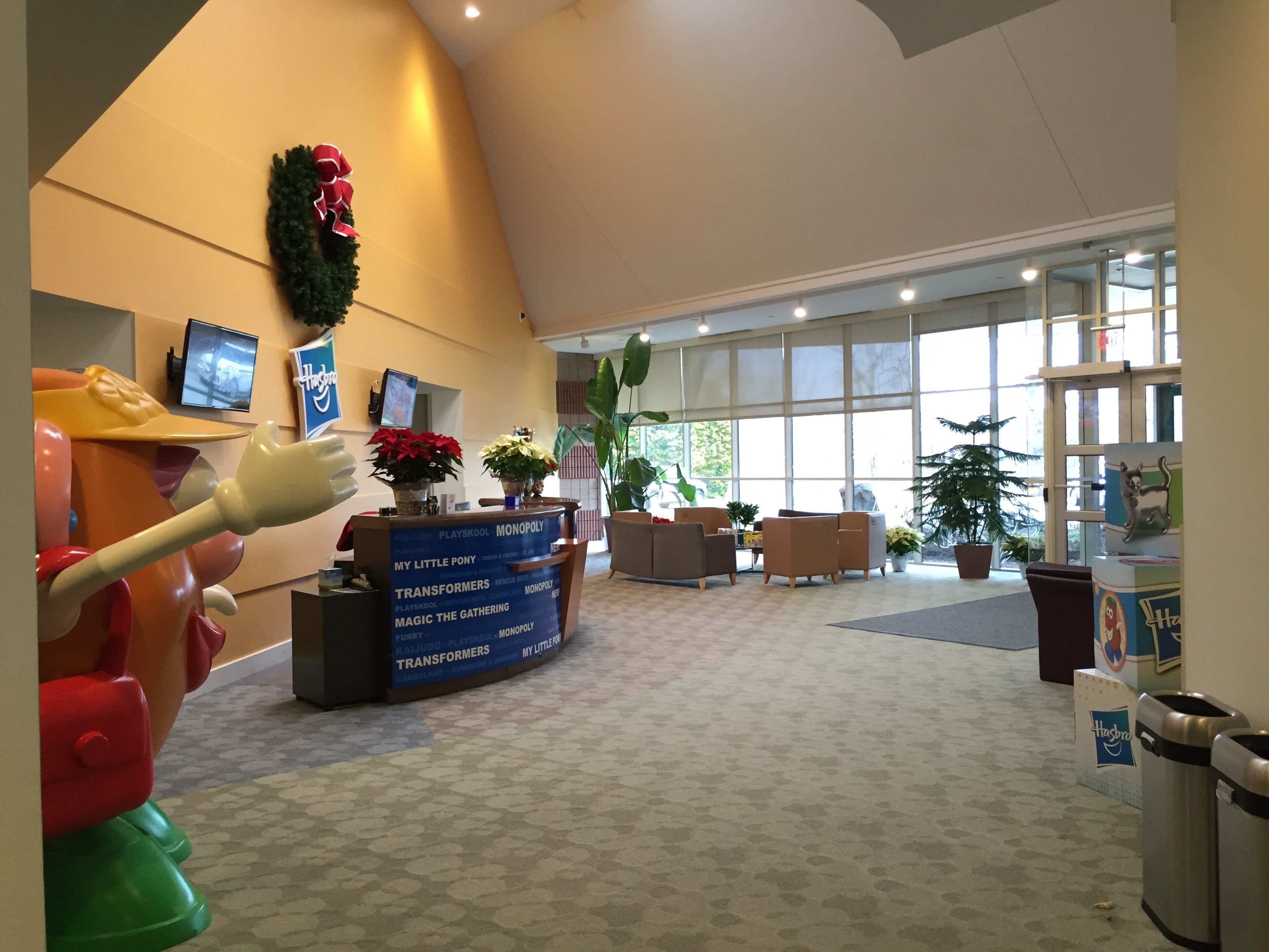 ZOLL MEDICAL CORPORATION bought a 117,360-square-foot commercial property at 200 Narragansett Park Drive in East Providence that’s now occupied by Hasbro Inc. The property was purchased recently from Paolino Properties LP. / COURTESY PAOLINO PROPERTIES LP