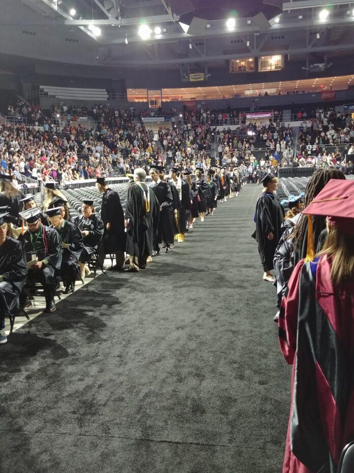 THE COMMUNITY COLLEGE of Rhode Island will hold its 2022 commencement at the Dunkin' Donuts Center in Providence on May 12. It's the first time CCRI is holding an in-person commencement since 2019 due to the COVID-19 pandemic. / COURTESY COMMUNITY COLLEGE OF RHODE ISLAND