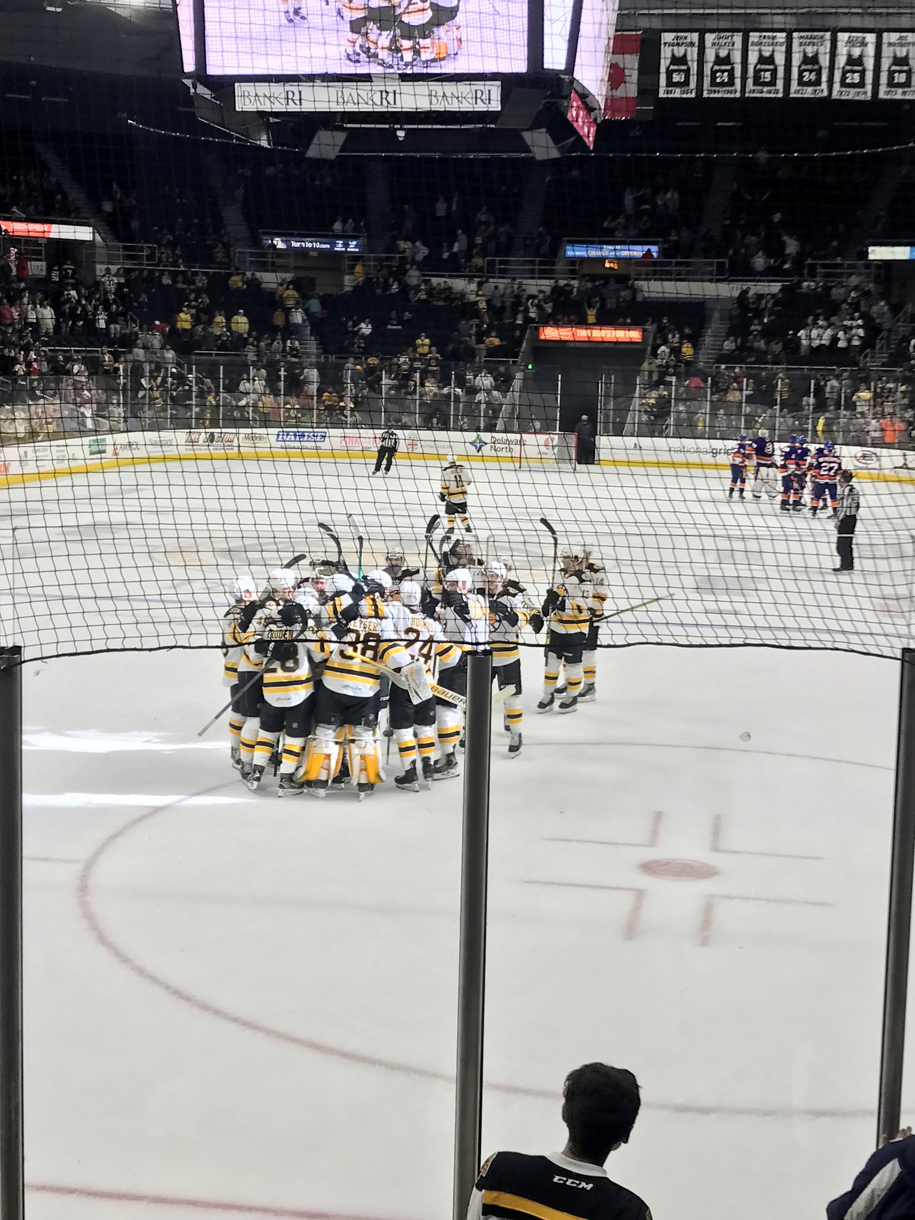 THE PROVIDENCE BRUINS on Feb. 11 drew its second-highest single-game home attendance of the season at the Dunkin' Donuts Center. Daniel P. McConaghy, executive director of the R.I. Convention Center Authority, feels that more families will come to games with the statewide mask mandate no longer in effect. / PBN FILE PHOTO/JAMES BESSETTE