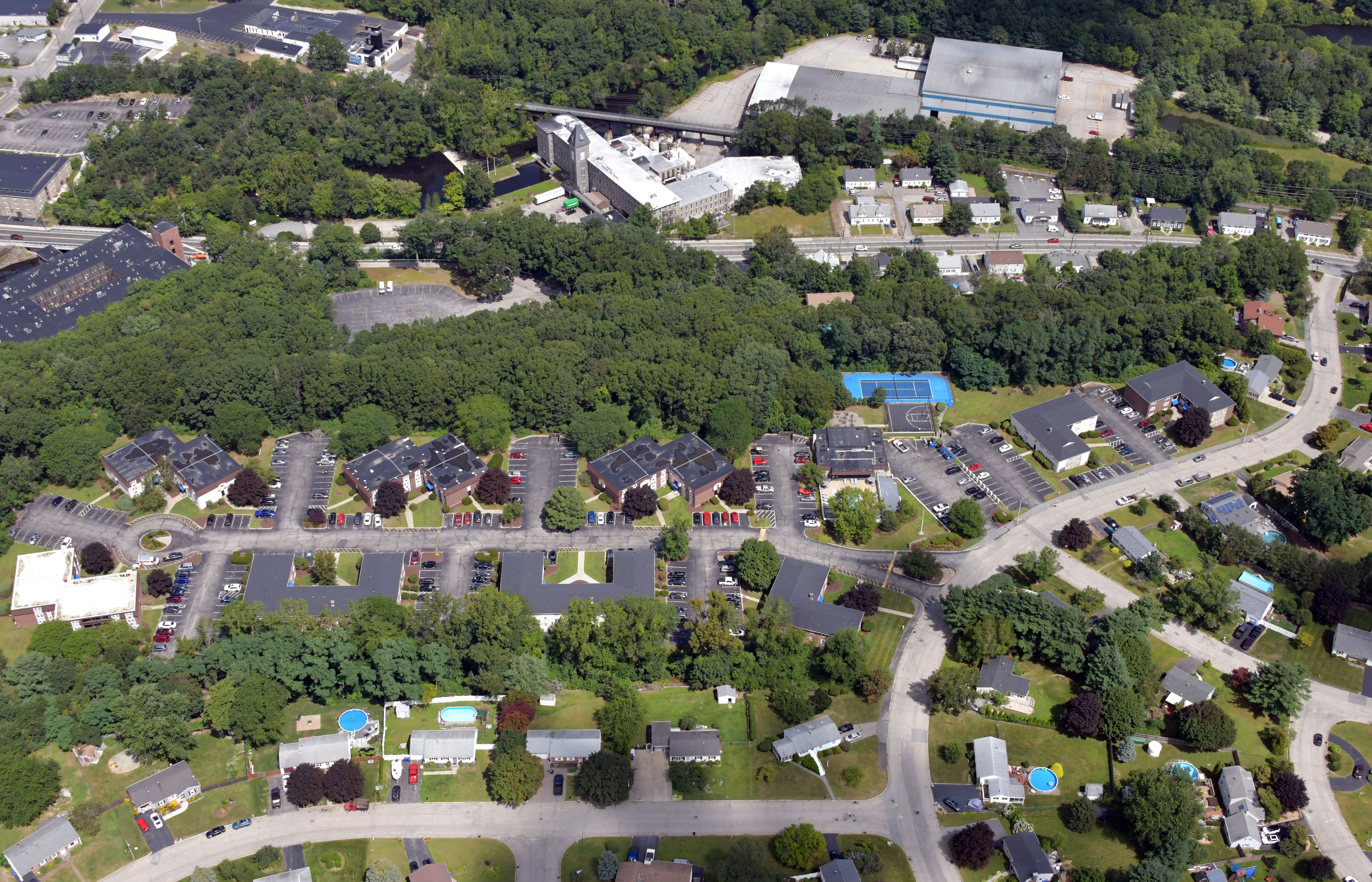 LOS ANGELES-BASED STANDARD COMMUNITIES, a division of Standard Companies that specializes in affordable housing, recently bought the 176-unit Tanglewood Village apartment complex at 47 Tanglewood Drive in West Warwick for $29.57 million, according to Cushman & Wakefield, the real estate firm that arranged the sale. / COURTESY CUSHMAN & WAKEFIELD