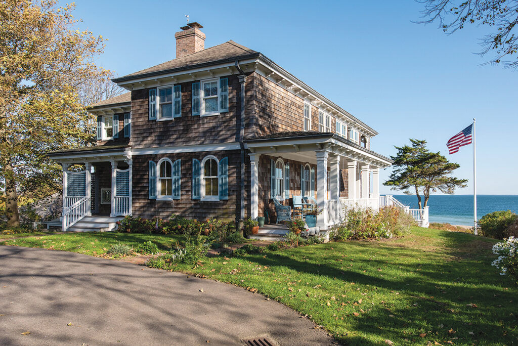 9 8 Bluff Ave. | Westerly  Price: $10,000,000 | Date Sold: Feb. 17, 2021 | Buyer: Eight Bluff Avenue LLC | Seller: Eight Bluff Holdings LLC | Broker: Olga B. Goff Real Estate (buyer and seller) | Year Built: 1983 | Bathrooms: 6 full, 1 half | Bedrooms: 5 | Living Space: 3,373 square feet | Previous Price: Assessed at $7,750,700 in 2019 / COURTESY OLGA B. GOFF REAL ESTATE