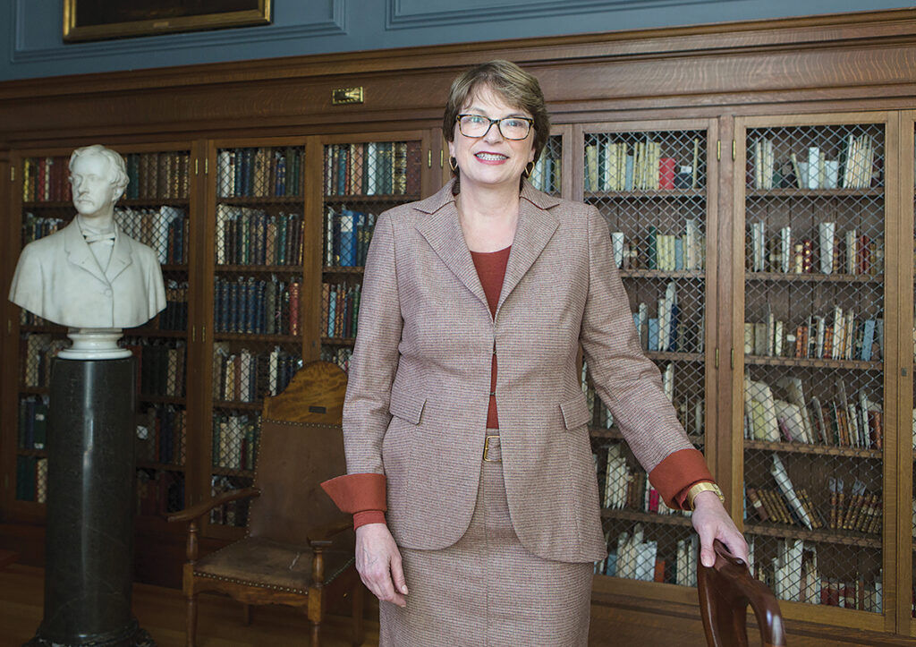 WHAT COULD HAVE BEEN: Brown University President Christina H. Paxson had great hopes if the Lifespan-Care New England merger had been approved. / PBN FILE PHOTO/RUPERT WHITELEY