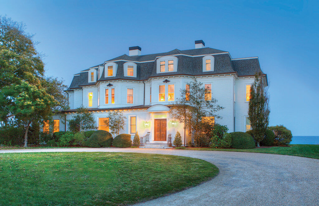 4 (tie) Ocean View | 662 Bellevue Ave. | Newport  Price: $16,000,000 | Date Sold: Nov. 29, 2021 | Buyer: 662 Bellevue Holdings LLC | Seller: Ocean View LLC | Broker: Gustave White Sotheby’s International Realty (buyer and seller) | Year Built: 1985 | Bathrooms: 9 full | Bedrooms: 9 | Living Space: 13,044 square feet | Previous Price: Assessed at $9,031,100 in 2021 / COURTESY MIKE OSEAN