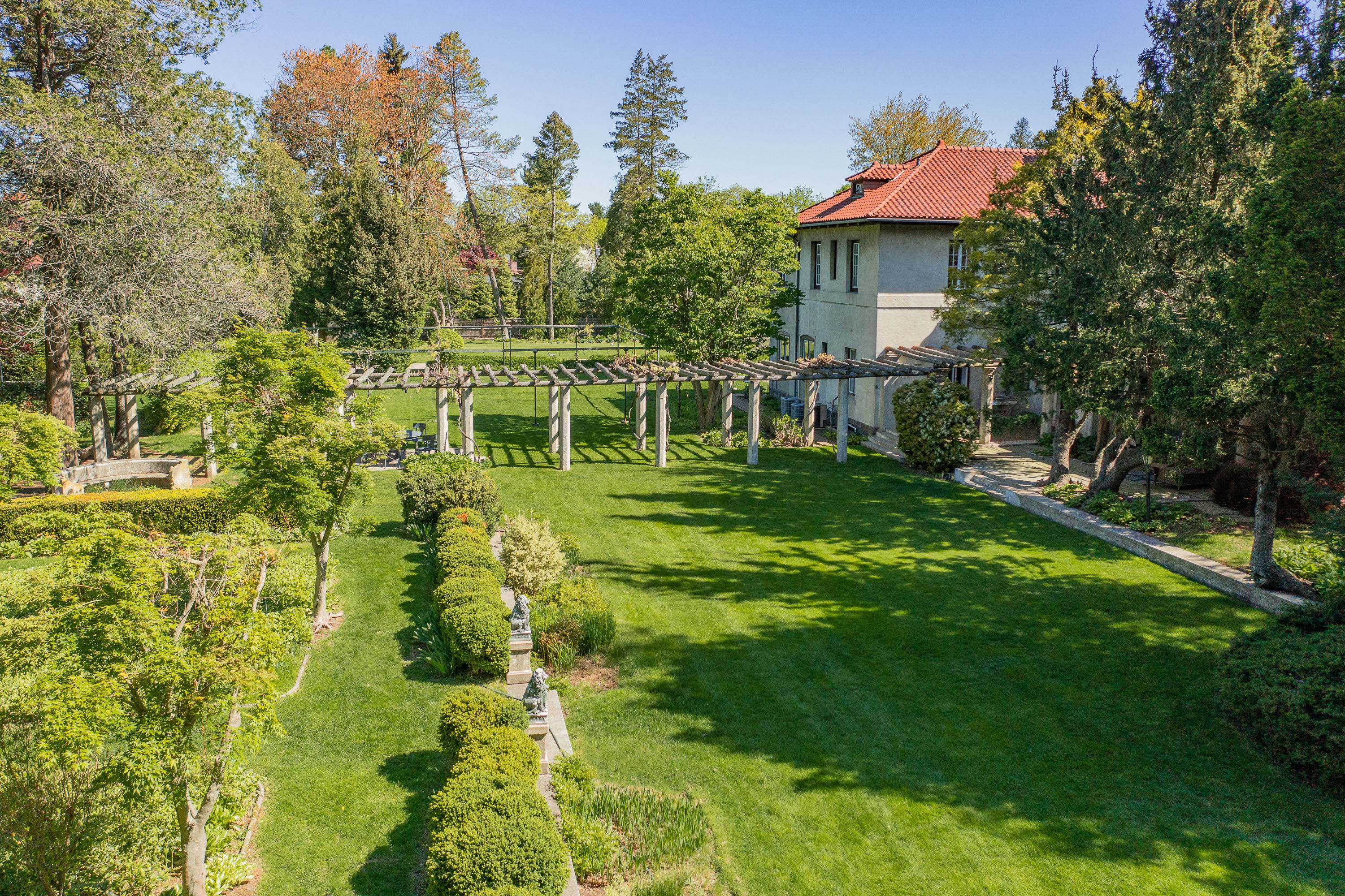 'THE LAST GREAT ESTATE' at 460 Rochambeau Ave. in Providence was recently bought for $4 million by Dustin Dezube, owner of Providence Living, through an auction held by Concierge Auctions after the property was listed last year by Mott & Chace Sotheby's International Realty for as much as $7.9 million. Dezube said he wants to turn the property into condominiums, while preserving its historic qualities. / COURTESY CONCIERGE AUCTIONS