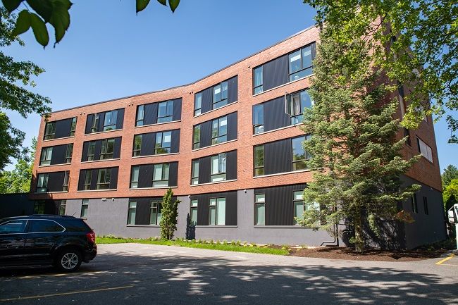 A 22-UNIT APARTMENT BUILDING at 101 Hillside Ave. in Providence was recently sold for $5 million. / COURTESY RESIDENTIAL PROPERTIES LTD.