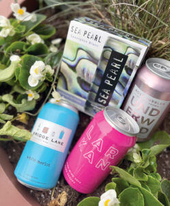 ENCASED IN METAL: Some wine connoisseurs may turn their noses up to canned wines, but convenience is a benefit to drinking wines this way.  COURTESY JESSICA NORRIS GRANATIERO 