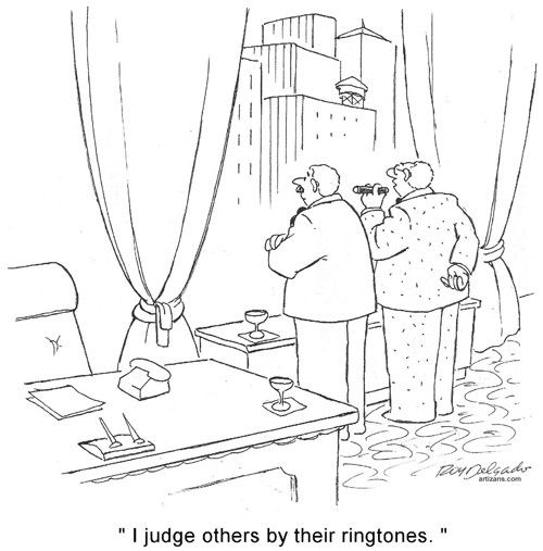 Editorial Cartoon: Ringtones