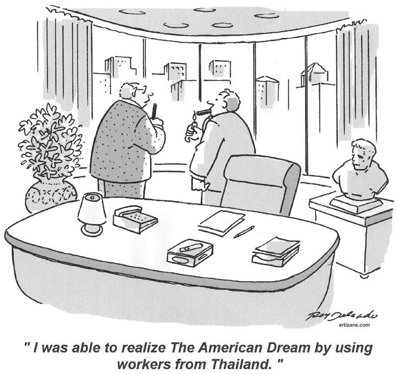 American Dream Cartoon Mündliche Prüfung Editorial Cartoon: Achieving the American Dream