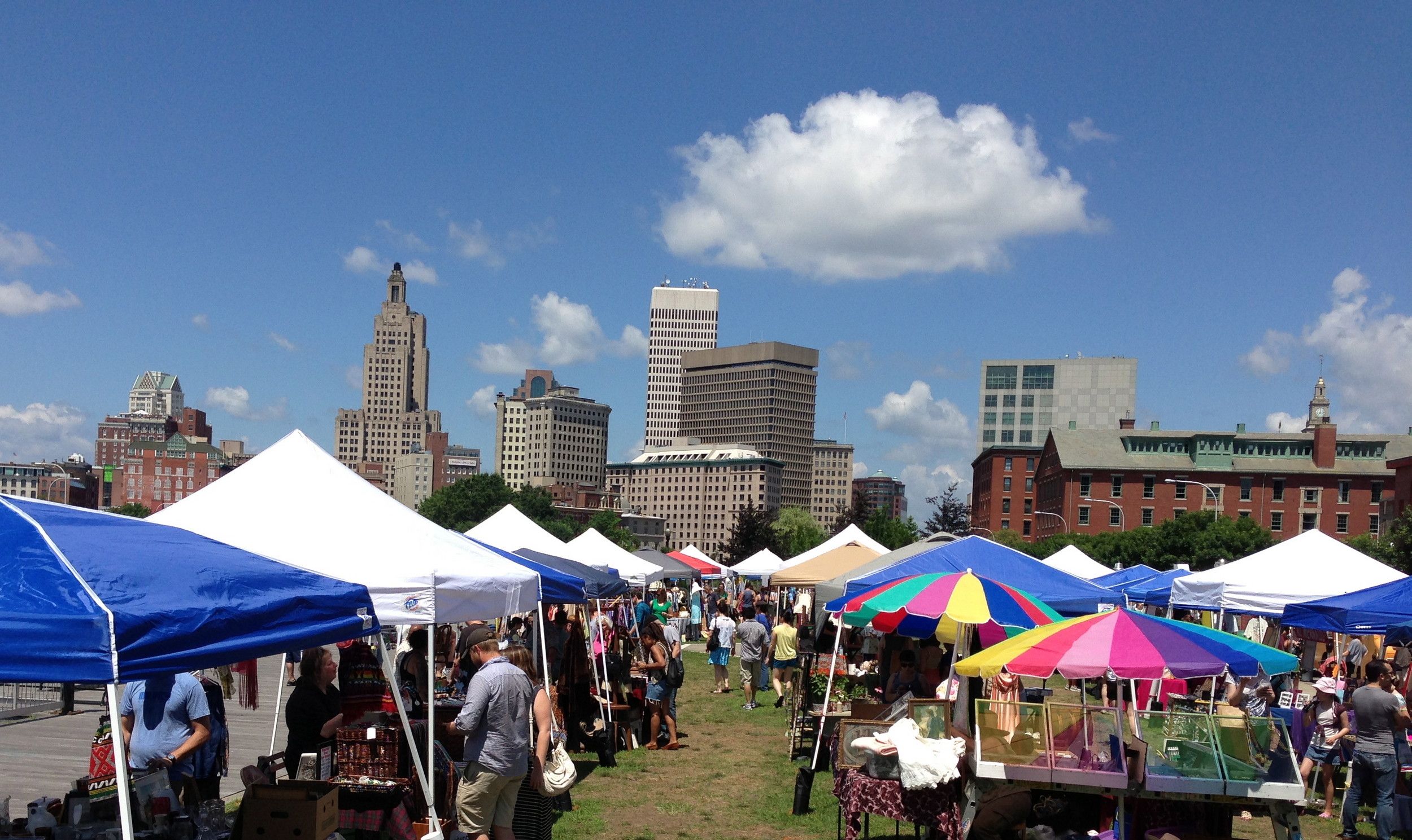 The Providence Flea Goes Indoors at Hope High School