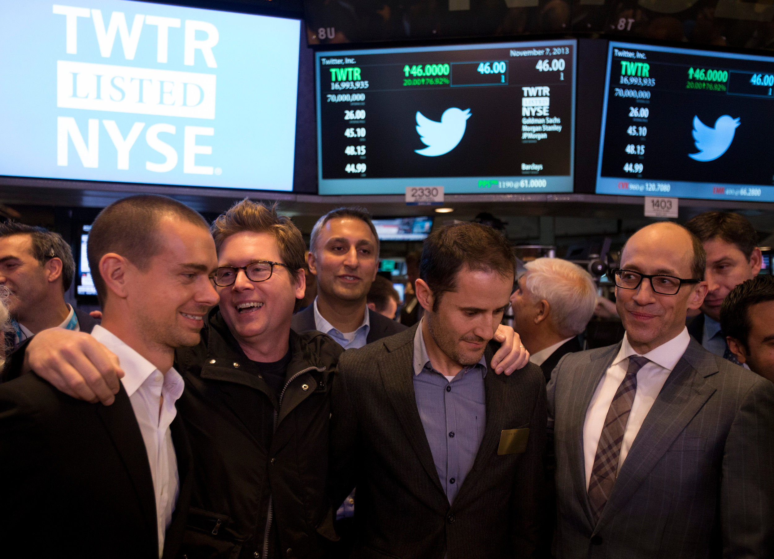 Twitter surges in trading debut after $1.82B share sale