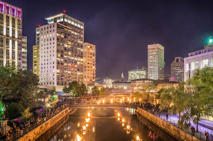 WATERFIRE on Tuesday received a $25,000 grant from the National Endowment of the Arts to host a series of events celebrating the life and history of Roger Williams. / COURTESY WATERFIRE/JENNIFER BEDFORD WATERFIRE on Tuesday received a $25,000 grant from the National Endowment of the Arts to host a series of events celebrating the life and history of Roger Williams. / COURTESY WATERFIRE/JENNIFER BEDFORD