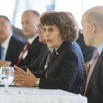 OHIC HAS ANNOUNCED rate increase requests by the state's major insurers for 2019. Above, Marie L. Ganim, the Rhode Island Health Insurance Commissioner, speaks during the October 2017 PBN Health Care Summit. / PBN FILE PHOTO/ RUPERT WHITELEY