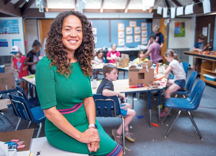 INCLUSIVE APPROACH: Noni Thomas López, head of school at the Gordon School in East Providence, says the school is founded on the idea of inclusivity, which is why it has launched a new individualized tuition payment program for families this year in order to diversify its student population.
/ PBN PHOTO/
DAVID HANSEN INCLUSIVE APPROACH: Noni Thomas López, head of school at the Gordon School in East Providence, says the school is founded on the idea of inclusivity, which is why it has launched a new individualized tuition payment program for families this year in order to diversify its student population.
/ PBN PHOTO/
DAVID HANSEN