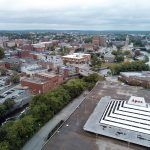 SHATTERED DREAM: Pictured is the site of the former Apex department store in downtown Pawtucket, which had been the proposed location for a new ballpark for the Pawtucket Red Sox until the team announced it found a better deal with Worcester, Mass., where it will be moving in two years./ PBN FILE PHOTO/PAMELA BHATIA