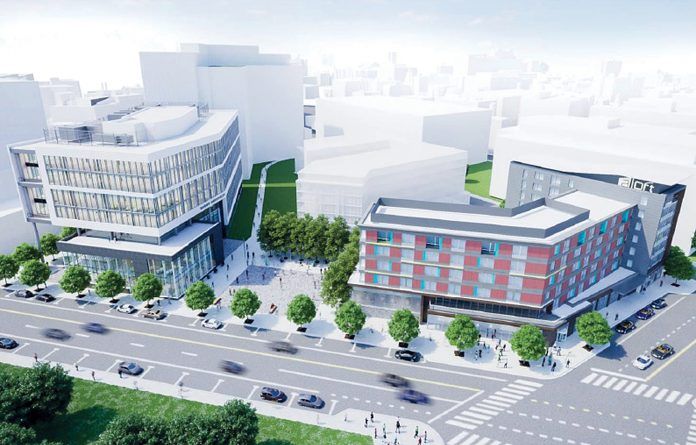 THE COMMERCE RI Board of Directors approved incentives for CV Properties and its construction of the Aloft Hotel in the I-195 Innovation District. Above on the right, an initial rendering of the hotel. Commerce also approved incentives for the relocation and staff hiring at Custom & Miller Box and approved five innovation vouchers Monday. / COURTESY WEXFORD SCIENCE & TECHNOLOGY THE COMMERCE RI Board of Directors approved incentives for CV Properties and its construction of the Aloft Hotel in the I-195 Innovation District. Above on the right, an initial rendering of the hotel. Commerce also approved incentives for the relocation and staff hiring at Custom & Miller Box and approved five innovation vouchers Monday. / COURTESY WEXFORD SCIENCE & TECHNOLOGY