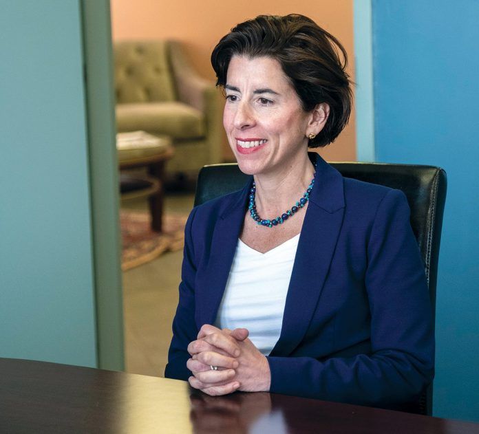 GOV. GINA M. RAIMONDO released a fiscal 2020 budget proposal Thursday. / PBN FILE PHOTO/MICHAEL SALERNO GOV. GINA M. RAIMONDO released a fiscal 2020 budget proposal Thursday. / PBN FILE PHOTO/MICHAEL SALERNO
